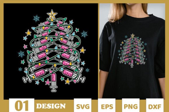 A Christmas Nurse Design for Stitching Seasonal Cheer
