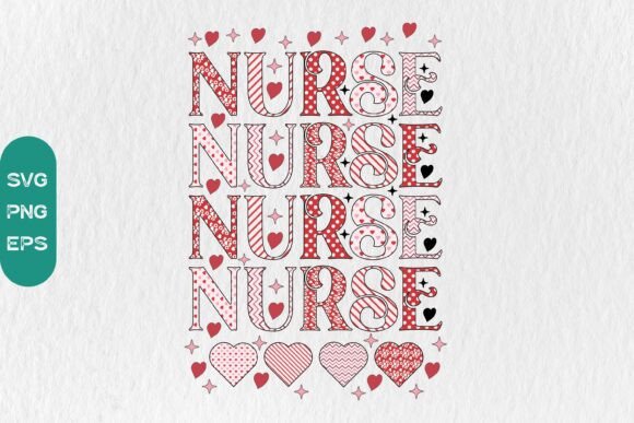A Designer's Look at the Nurse Valentine SVG Sublimation Design