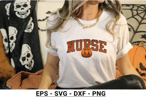 A Nurse Pumpkin Design for Halloween Embroidery Projects