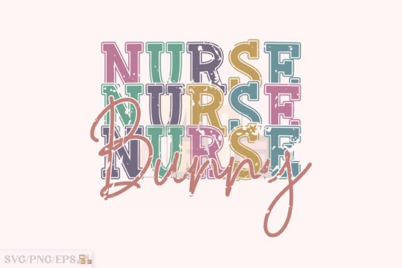 A Retro Nurse Bunny Design for Spring Embroidery