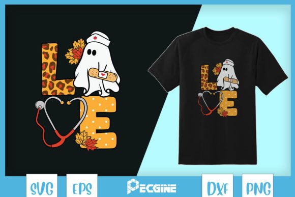 Ghost Halloween Love Nurse Life: A Designer's Review