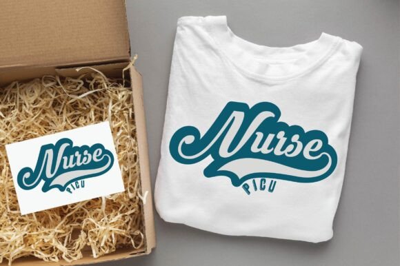 Nurse PICU Occupation Design Review for Embroidery Projects